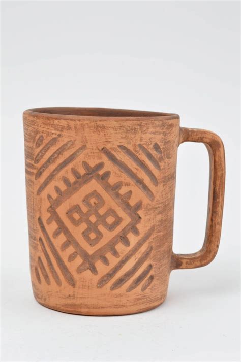 Clay Cup Handmade Ceramic Mug Kitchen Pottery Interesting Decor Ideas