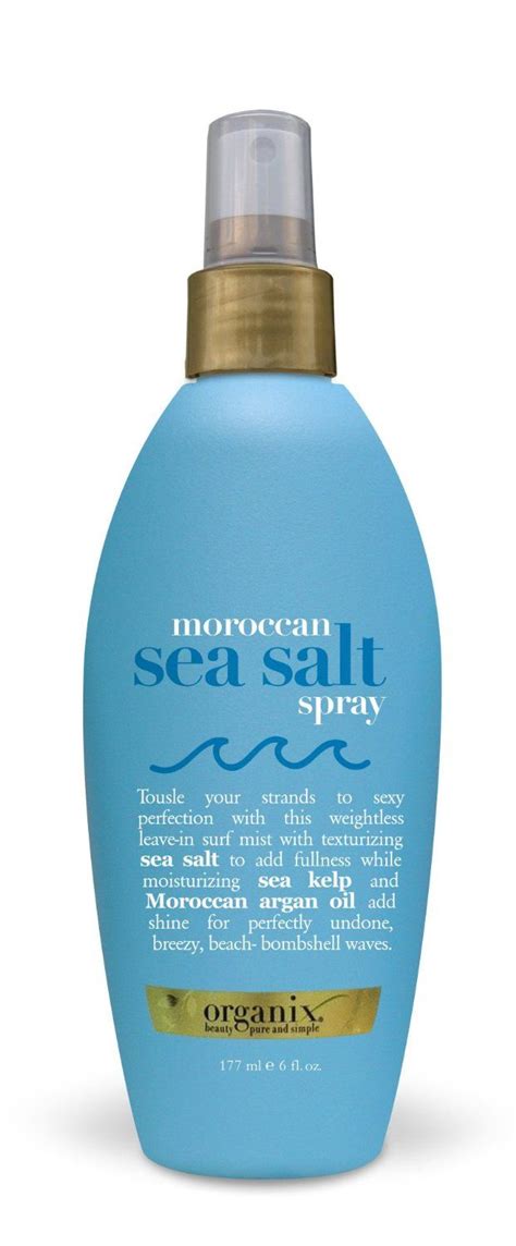 Organix Moroccan Sea Salt Spray No Oils Silicone Free Beauty Secrets