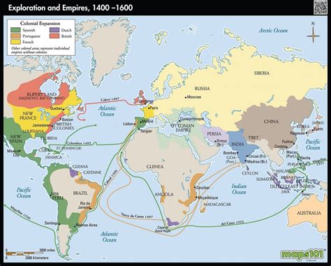 Land Of Maps — Exploration And Colonization Of European Empires