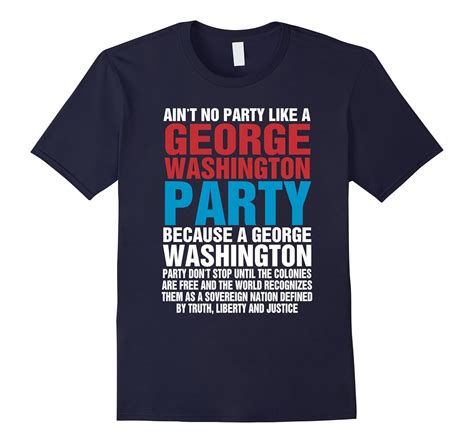 Funny Patriotic T Shirt 4th Of July George Washington Party Pl Polozatee