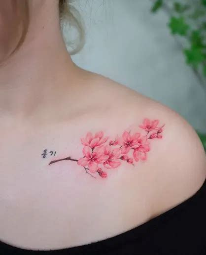 100 Cherry Blossom Tattoo Designs And Ideas To Try In 2020 Blossom
