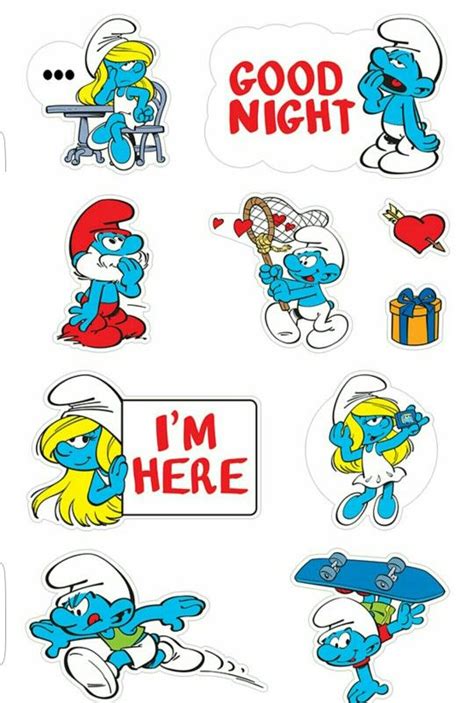 The Smurfs Stickers Smurfs Smurfette Smurf Costume