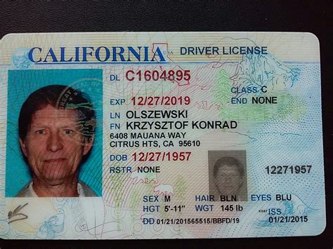 California Driver license - Airport Lost and Found Airport Lost and Found