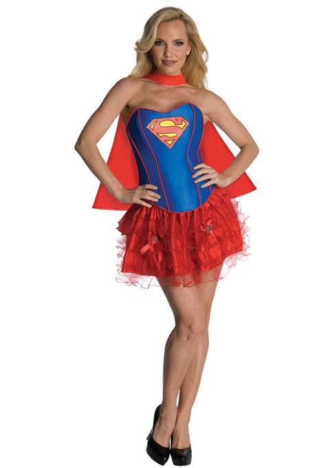 Corset Supergirl Costume Supergirl Fancy Dress Superhero Fancy Dress