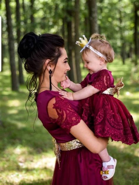 Mother And Daughter Matching Dresses For Wedding
