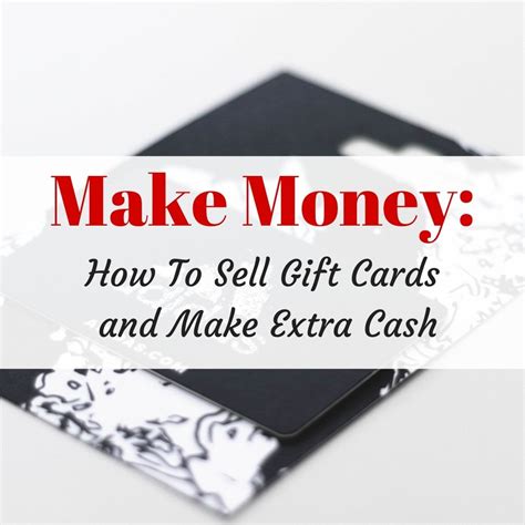 Apr 11, 2020 · a gift card is a great gift for those who are difficult to shop for. How To Sell Gift Cards and Make Extra Cash - Savvy in Somerset