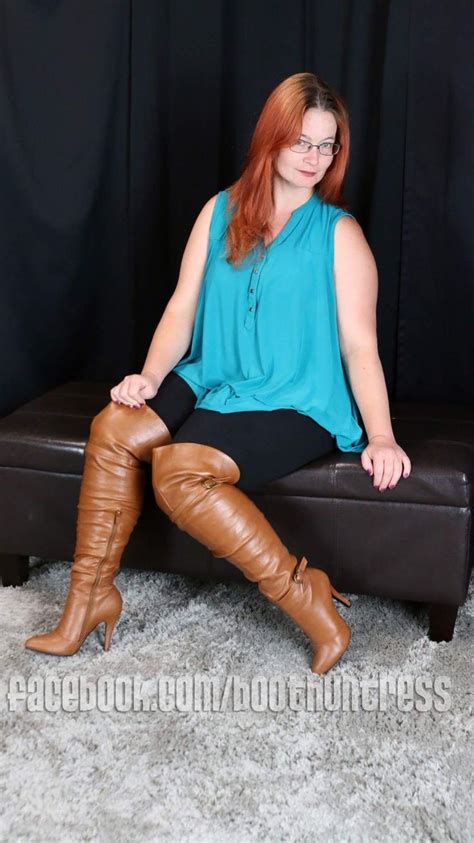 Scarlet Winters In Leggings And Boots Over The Knee Boots Boots Fashion