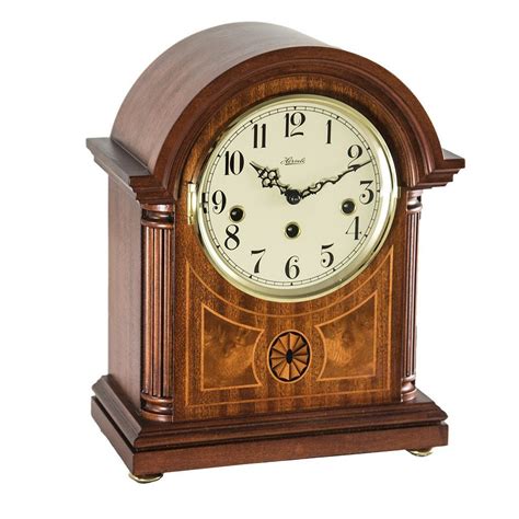 Hermle Clearbrook Mechanical Mantel Clock 22877070340 Mahagony