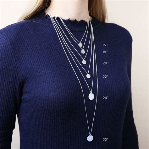 How to tell what length of chain to get? personalised shiny vertical bar necklace by lisa angel ...