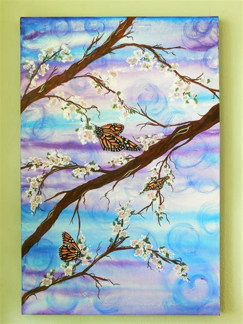 Artful Creations Monarchy Acrylic Butterfly Painting