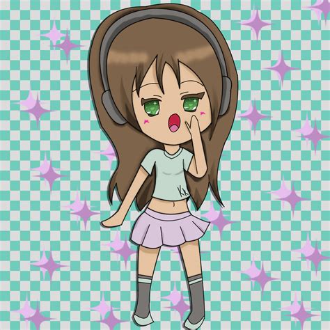 Chibi Gamer Girl By K Ne On Deviantart