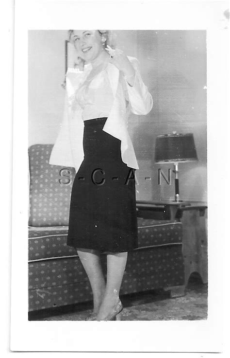 Original Vintage 40s 50s Semi Nude Rp Blond Skirt Takes Off Shirt Shows Bra Ebay