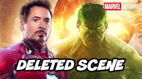 Avengers Endgame Hulk Ending Scene Deleted Scenes And New Hulk Marvel
