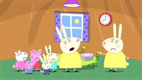 小猪佩奇：兔小姐摔倒了，兔妈妈代替了她的工作，实在太不容易了腾讯视频