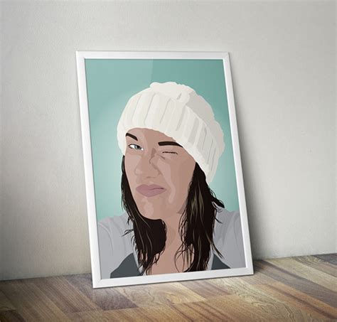 Adobe Illustrator Vector Portrait Examples On Behance