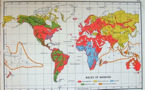 ΦΥΛΕΤΙΚΑ Φυλετικός χάρτης του κόσμου κύριες φυλετικές ομάδες