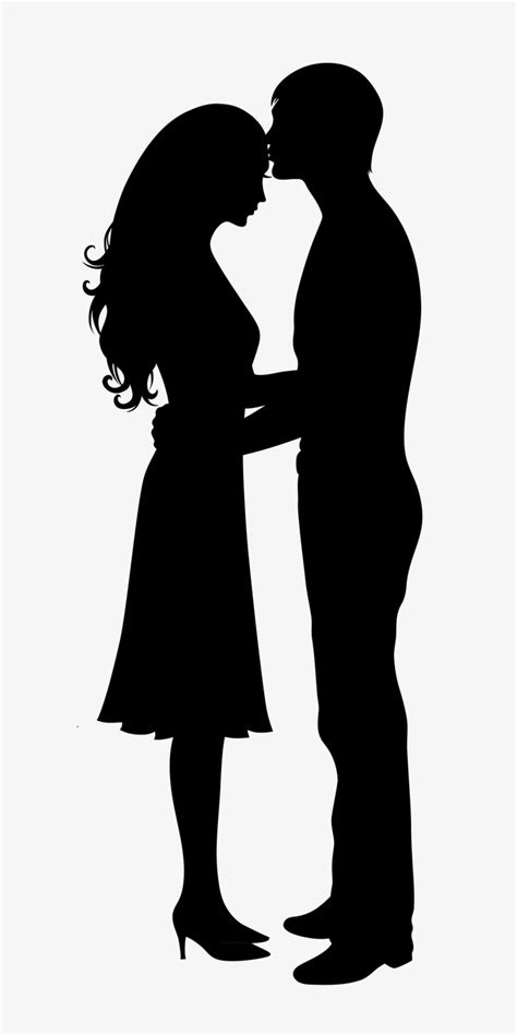Romance Silhouette Png Image Background Couple Silhouette 650x1562