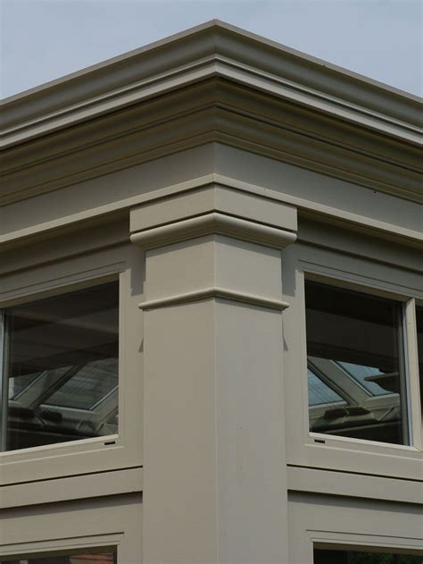 Detail Of A Corner Pilaster Capital Bungalow House Design Front