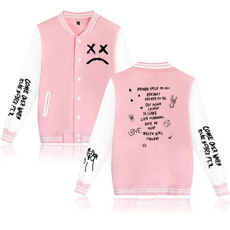 Usd159 2019 Lil Peep Print Jacket Hip Hop Fashion K Pops Casual