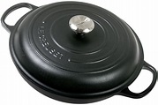 Le Creuset Campagnards frying pan 30 cm, 3,5L black | Advantageously ...