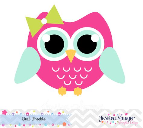 How To Draw An Owl Free Owl Clipart Jessica Sawyer Design