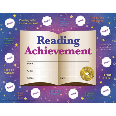 Teachersparadise Hayes Reading Achievement Certificates And Reward