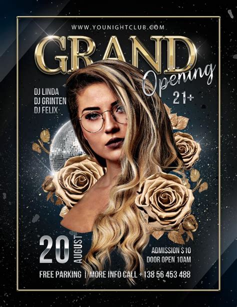 Grand Opening Psd Flyer Template Free Download