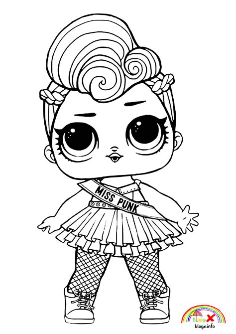 Teach your kids how to color beautifully and fun. Joe blog: Miss Baby Lol Doll Coloring Pages