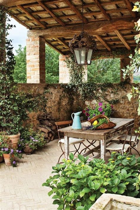 Look through patio pictures in different colors and styles and when you find a patio design that inspires you, save it to an ideabook or contact the pro who made it happen to see. Tuscan Patio | Tuscan Style Decor | Pinterest