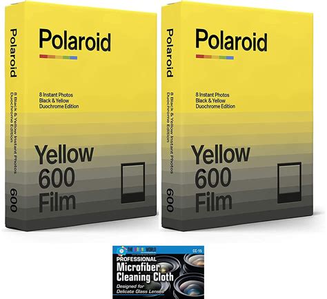 Polaroid Originals Black And Yellow Film For 600 And I Type Instant