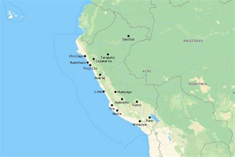 15 Best Cities To Visit In Peru Map Touropia