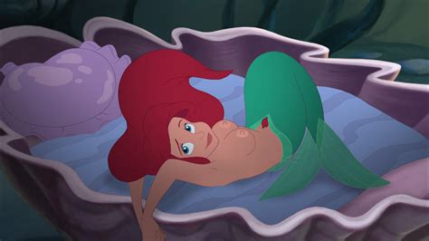 Rule 34 Ariel Blue Eyes Breasts Disney Edit Female Long Hair Mermaid