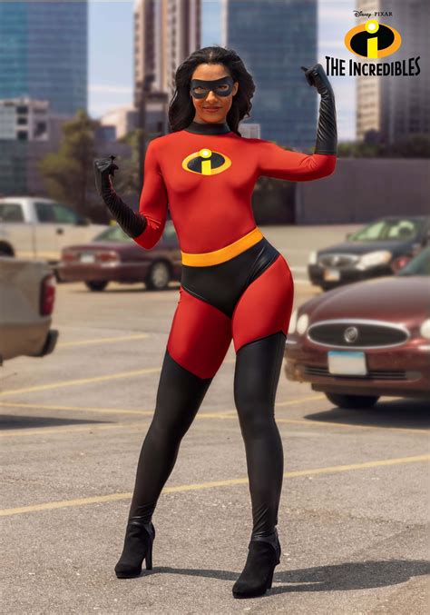 The Incredibles Deluxe Women S Mrs Incredible Costume