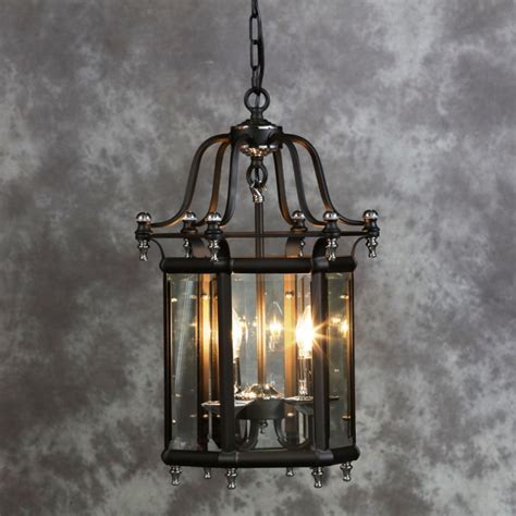 A delightful selection of antique ceiling lights and lanterns, with stunning period features. antiqued-black-and-chrome-traditional-lantern-ceiling-light