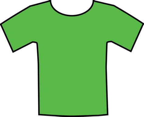Kostenlose Vektorgrafik T Shirt Kleidung Mode Hemd Grün