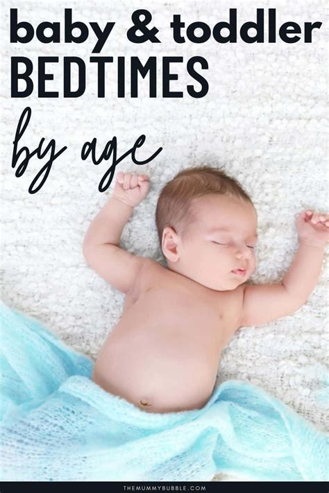 Baby And Toddler Bedtimes By Age The Mummy Bubble