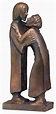 Skulptur "Das Wiedersehen" (1930), Reduktion in Bronze von Ernst ...