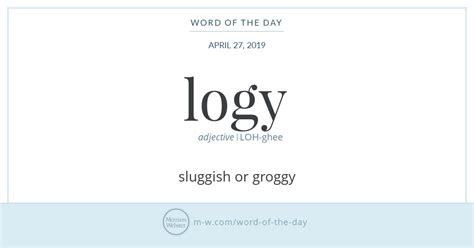 Word Of The Day Logy Merriam Webster