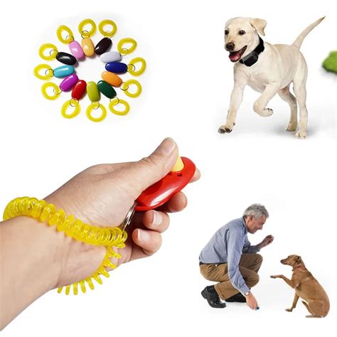 Tailup Pet Training Tool Portable Button Clicker Trainer With Wrist