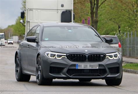 Mysterious Bmw M5 Spied With A Wider Rear Track Could It Be A Csl