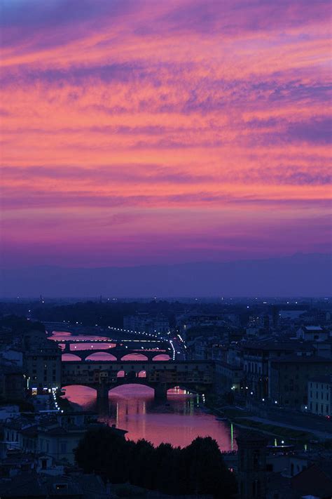 Sunset Over Florence Photograph By Patricia Schaefer Fine Art America
