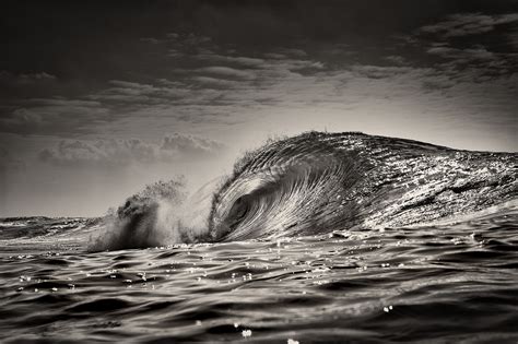 Amazing Wave Ireland Black And White George Karbus