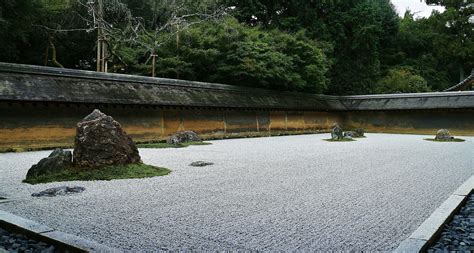 The Rock Garden Of Ryoan Ji Temple Unesco World Heritage Site