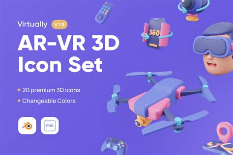 Premium Virtual Reality 3d Illustration Pack From Science And Technology 3d Illustrations