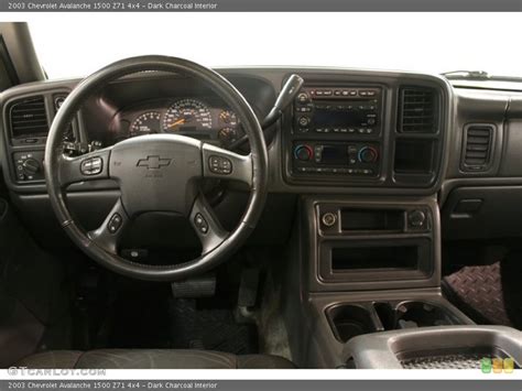 Dark Charcoal Interior Dashboard For The 2003 Chevrolet Avalanche 1500