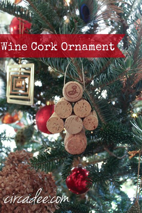Wine Cork Ornament Diy Circa Dee