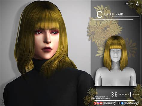 The Sims Resource Claire Hair