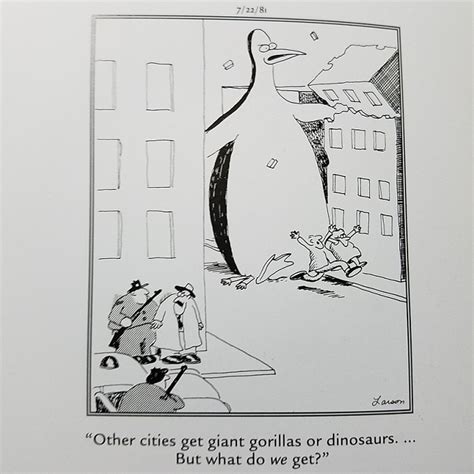 A Penguin Comic Well Its The Far Side But This One Stars A Penguin