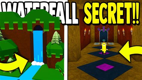 New Waterfall Secret Build A Boat For Treasure Roblox Youtube