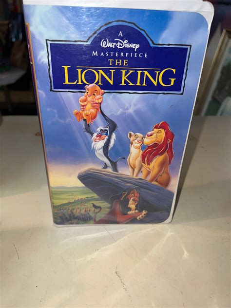 Walt Disney The Lion King Masterpiece Collection Vintage Vhs Movie Tape
